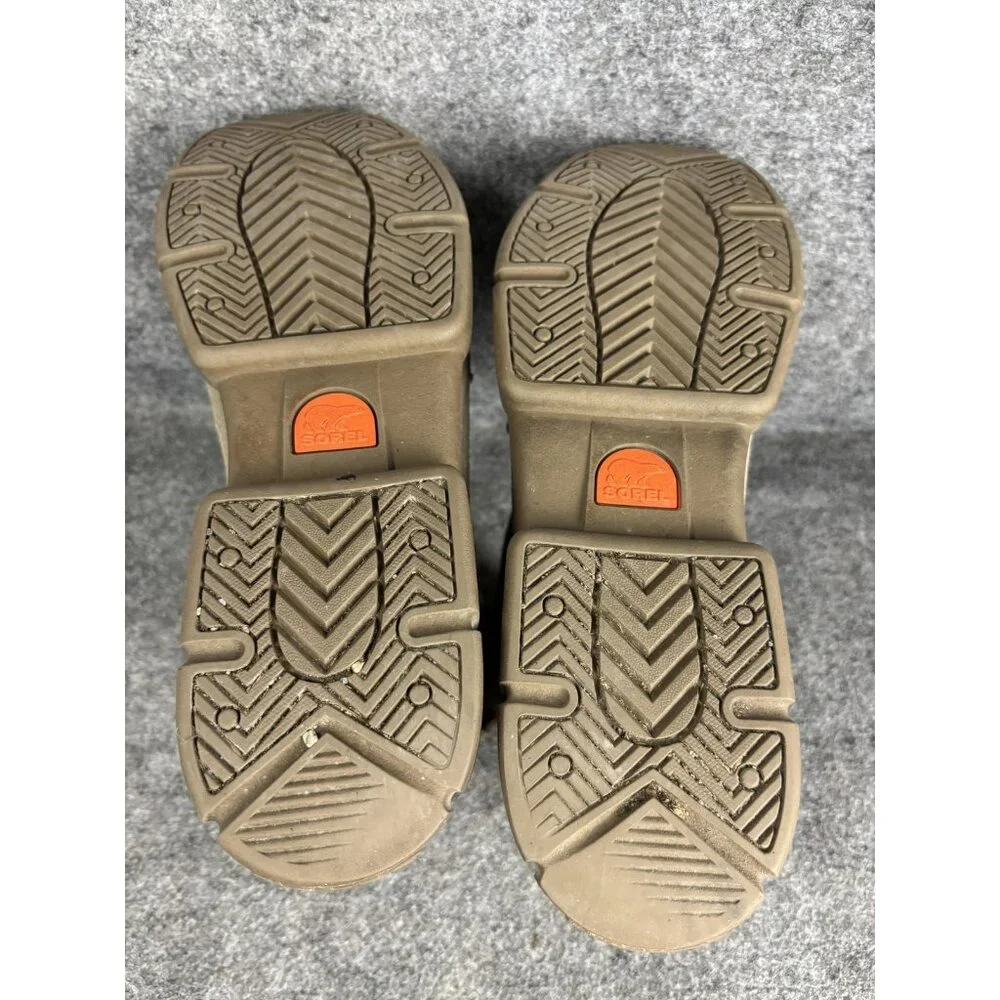 Sorel Boots Womens Size 11 Tan Suede Chelsea Ankle Slip On Lug Sole NL5115-264‎